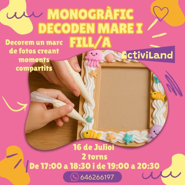 Monogràfic MARES I FILLS/ES: Moments compartits amb creativitat