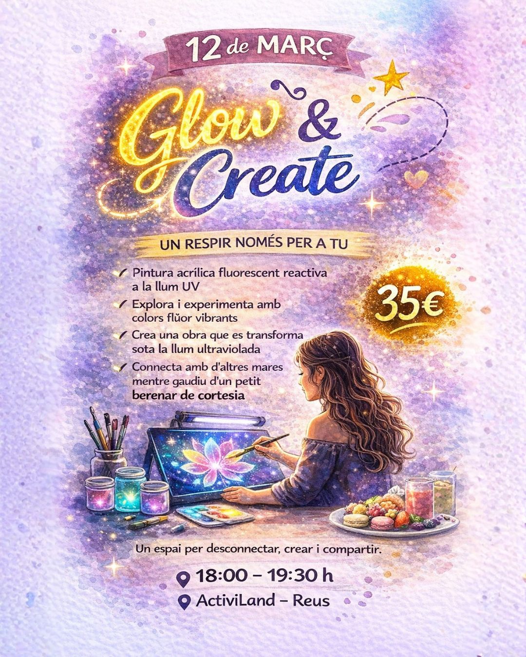 Glow & Create - 12 de març