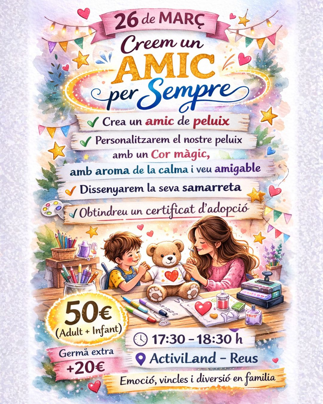 Creem un amic per sempre - 26 de març