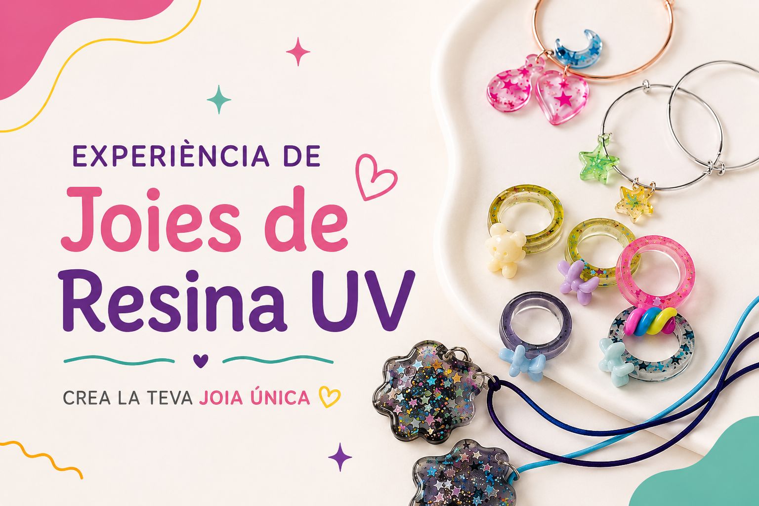 Experiència Creativa de Joies de Resina UV